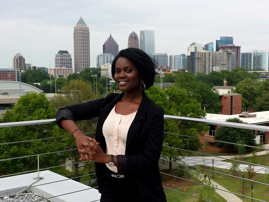 Ph.D. student Stephanie Amoaning-Yankson.