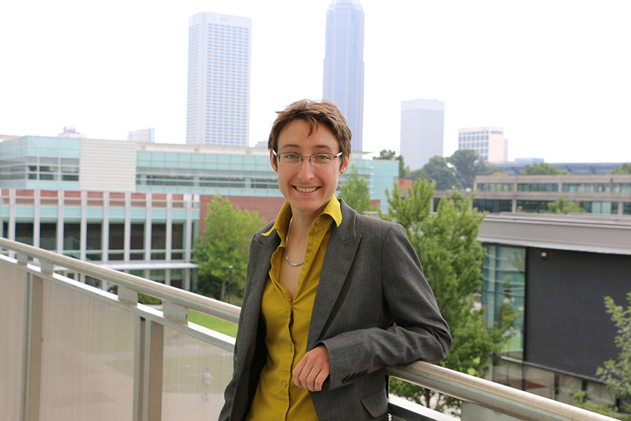 School of Civil and Environmental Engineering Assistant Professor Chloe Arson. (Photo: Jess Hunt-Ralston)