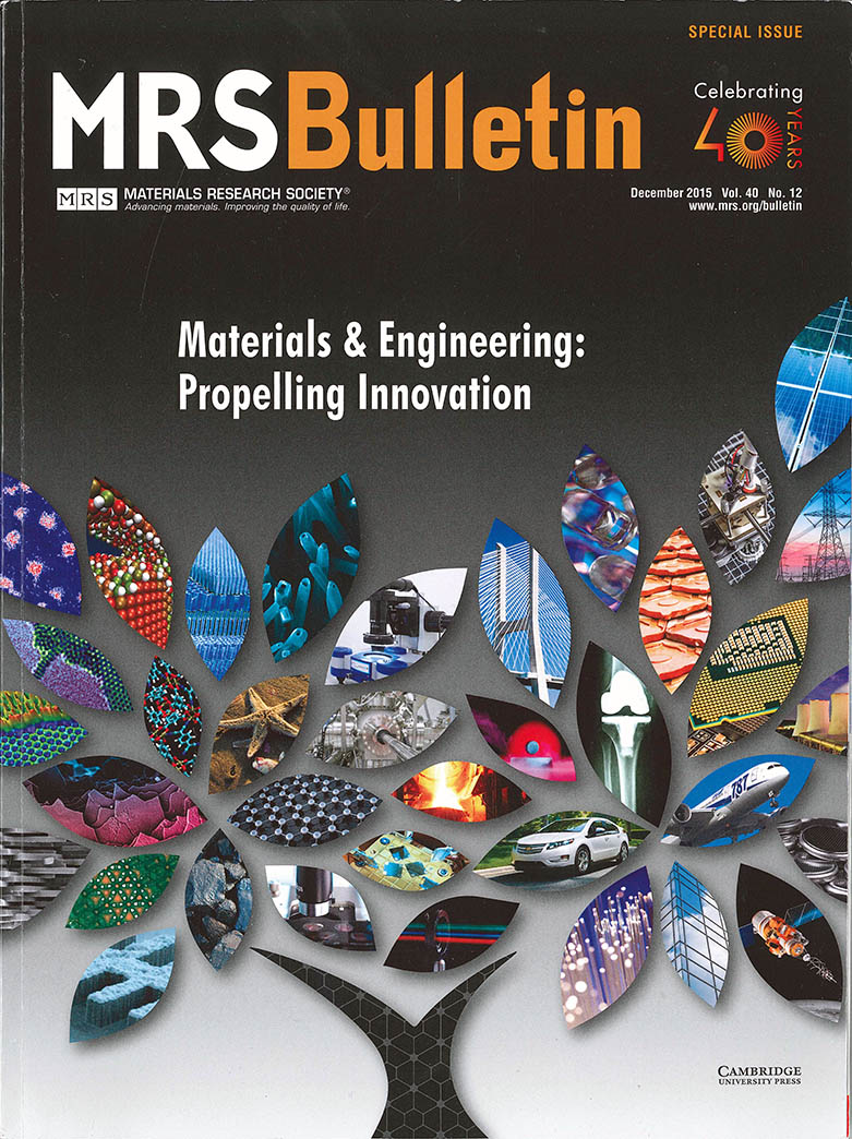 Cover of MRS Bulletin December 2015 special issue