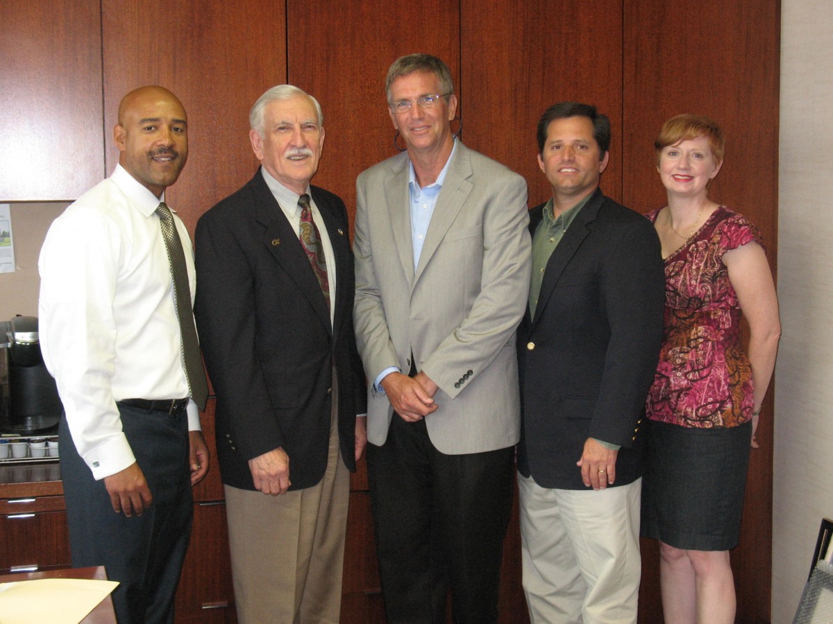 (L-R):  DesRoches, Wallace, Emery, Pollitzer, and Shelton