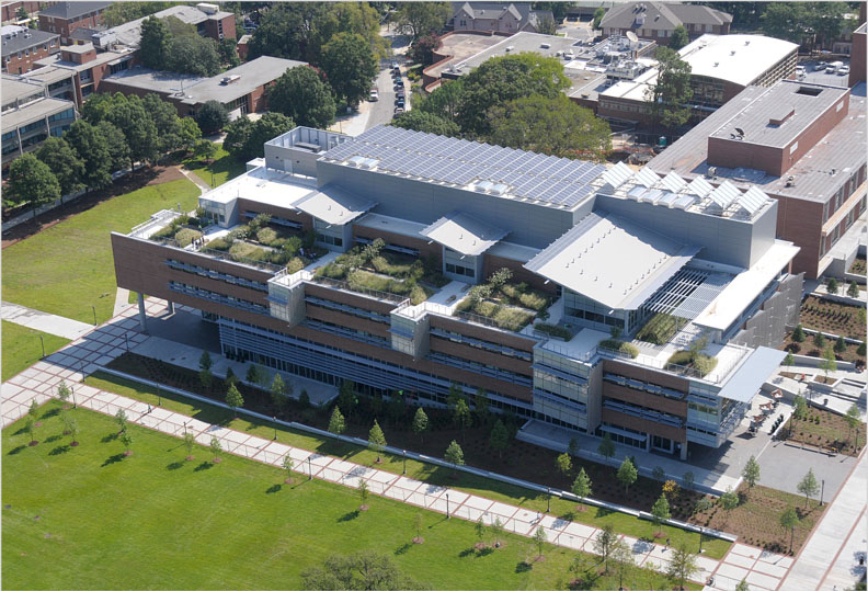 Clough Commons, ariel view