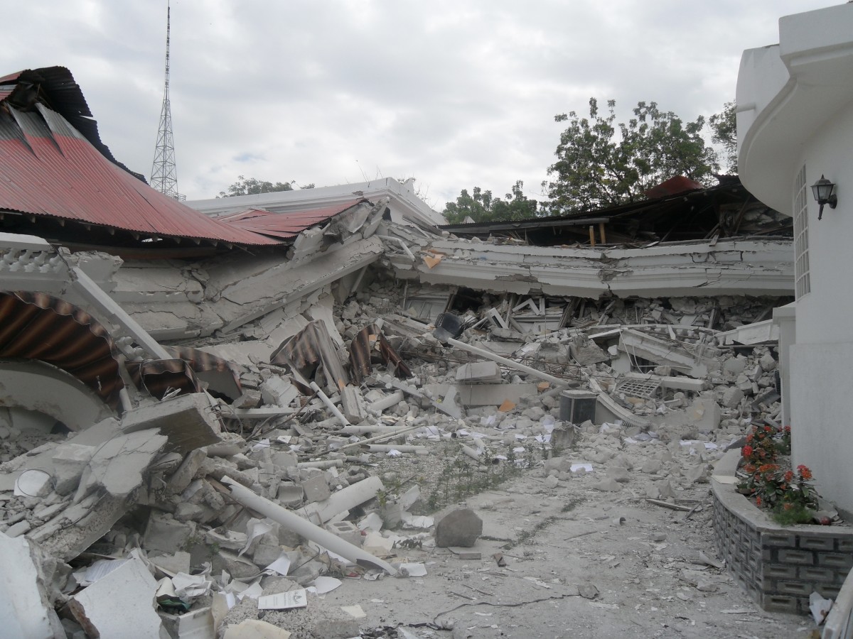 The courthouse in Port-au-Prince