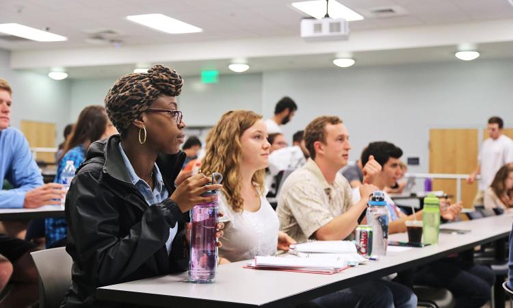 students in a classroom 