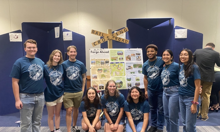 A group photo of the 2024 Sustainable Solutions Team 