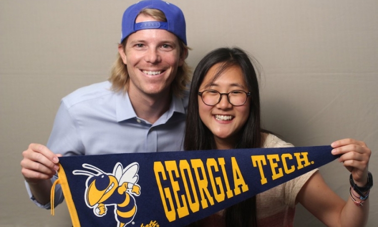 Aaron Bivins and Rebecca Yoo (Photo: StoryCorps Atlanta)