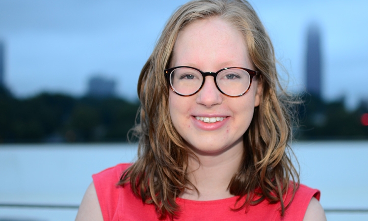 Ph.D. student Anna Skipper, who will spend several months doing research at the University of Cambridge this fall as a Crighton Fellow.