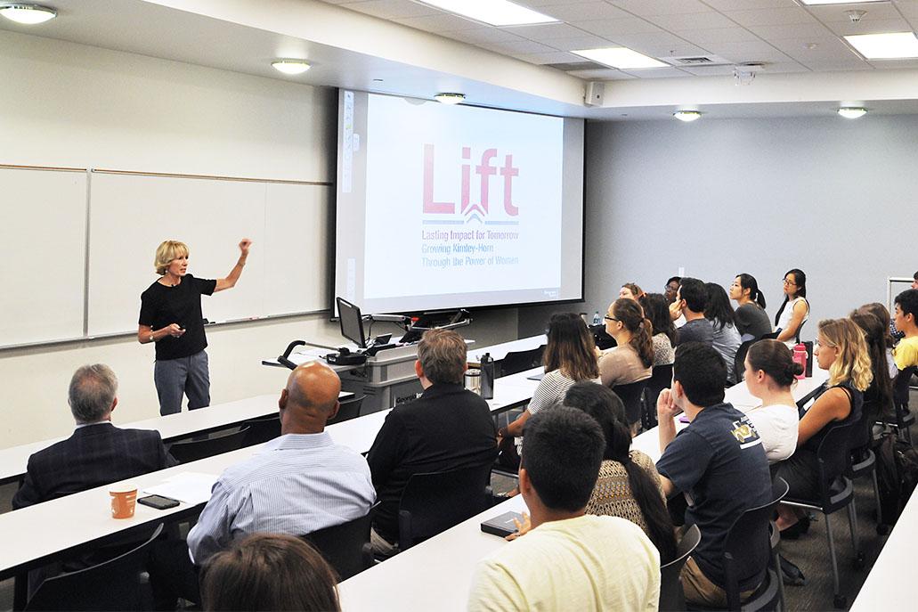 Emmy Montanye presents the fall 2016 hyatt lecture