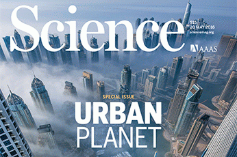 Cover of Science special issue on urban issues.